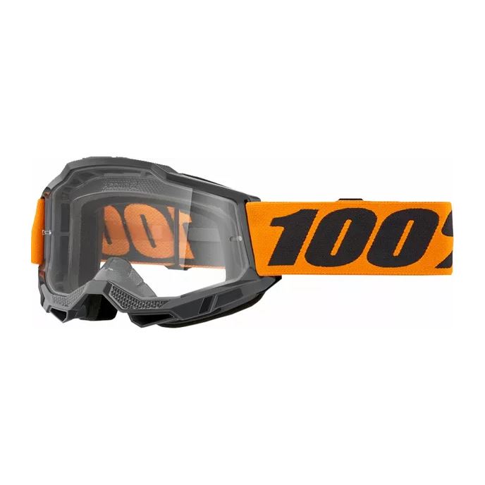100% MX Goggles Accuri 2 OTG Orange Clear